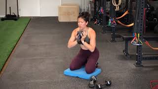 Goblet Kneeling Squat