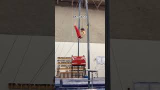 Who went pro: me or my gf? 🤔 #gymnast #ncaa #calisthenics #fail #gymnastics #oly