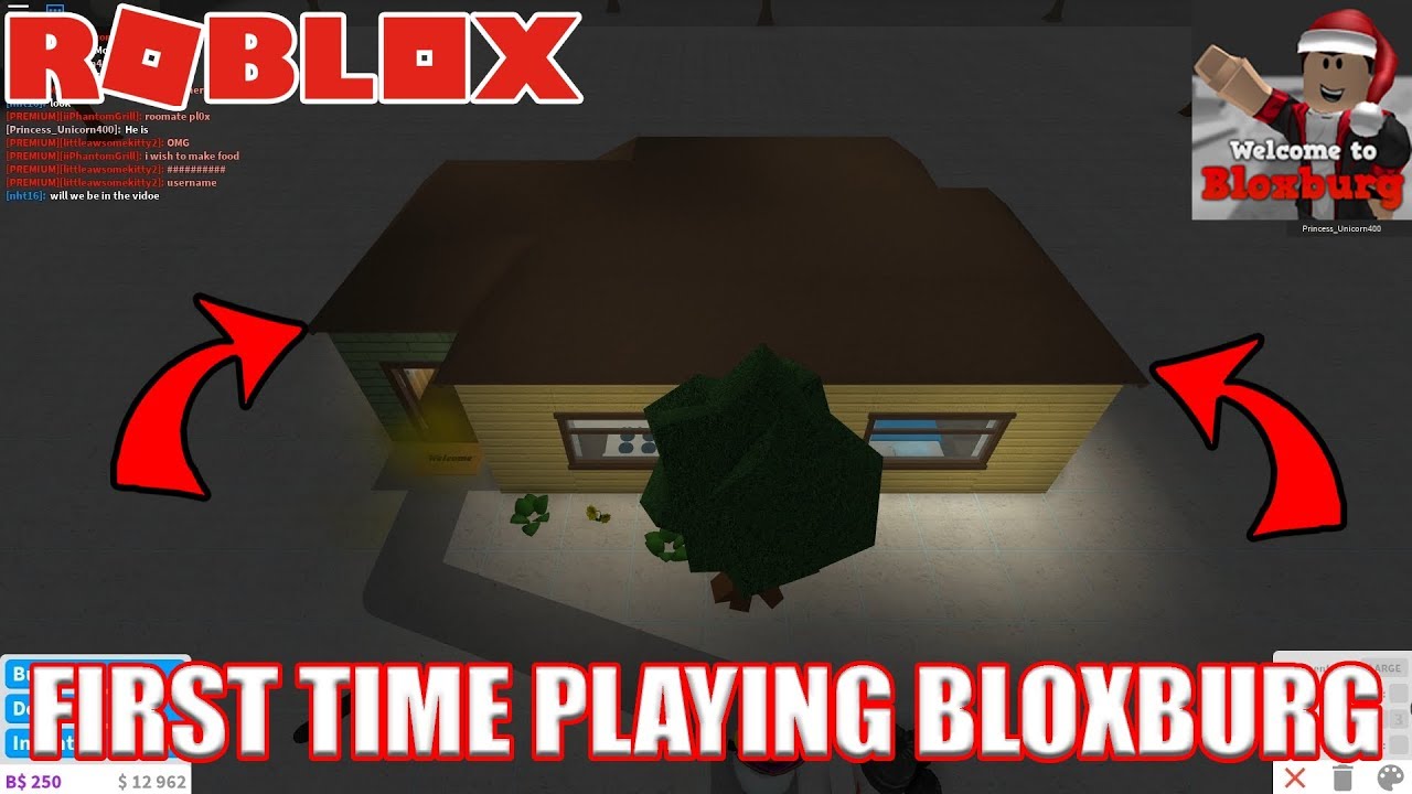 FIRST TIME PLAYING Welcome To Bloxburg - YouTube