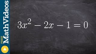 Find the solutions to the given trinomial -3x^2 - 2x - 1 = 0