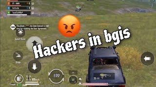 BGIS ROUND 1 MATCH 1 GAMEPLAY | HACKERS GOT LIVE BAN AND MORE HACKERS