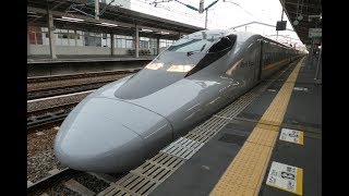 [鉄道車窓2018-07-28]新幹線こだま746号 新大阪行(博多→新大阪)