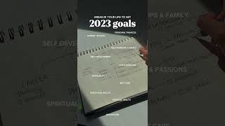 Areas in your life to set 2023 goals in