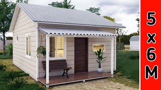 🏡Small House Design Ideas 5 x 6 Meters ( 30 sqm )😍