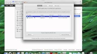 Disable Java on your Mac - Safari Browser