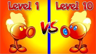 Plants Vs Zombies 2 All Fire Plants Vs Every Hard Zombies Every