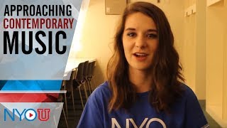 NYO-U: Tips on How to Approach Contemporary Music