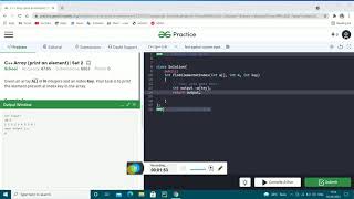 Print All the elements of an Array in Java || GeeksforGeeks