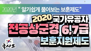 알기쉽게 풀어보는 국가유공자 보훈제도. 전공상군경 6,7급 국가유공자를 위한 보훈지원제도. 보훈급여금 보훈보상금 교통 교육 취업 의료 차량 대부 복지지원 사망시예우 국립묘지.