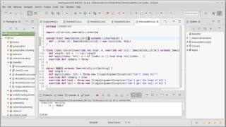 Immutable Linked List 2 (using Scala)