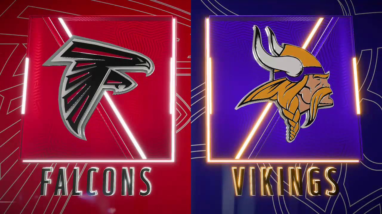 Falcons Vs Vikings Madden Simulation Game 4 Week 1 - YouTube