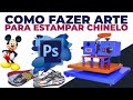 Como Fazer Artes para Estampar Chinelos