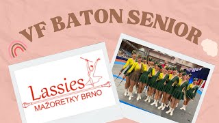 Mažoretky Lassies Brno- Podio baton senior- 2024