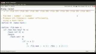 racket recursion 2.9/4 --- memoization with recursion