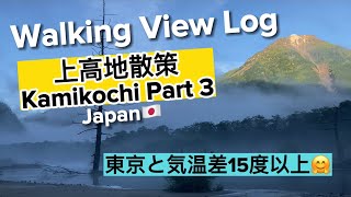 Walking View Log 上高地散策Part 3/Kamikochi  東京との温度差15度以上‼︎涼しさMax 徳沢から河童橋へ！　そして早朝の上高地　#上高地 #穂高 #河童橋