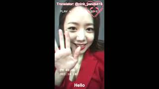 [0419SUBS] 181214 Namjoo’s Instagram Live (feat. Hayoung)