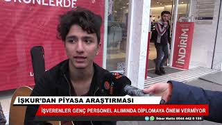 İŞKUR'dan piyasa araştırması