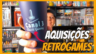 Aquisições de RETROGAMES Incríveis na Canal 3 Expo | Super Nintendo e mais!