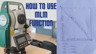 HOW TO USE M L M FUNCTION IN TOTAL STATION ||VERTICAL DISTANCE ||SLOPE DISTANCE ||HORIZONTALDISTANCE