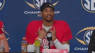 Georgia players speak after beating Texas in SEC Championship