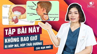 Bài tập MEWING niềng răng | Chống hóp má, hóp thái dương