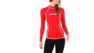 Sporti Guard Women's L/S Sport Fit Rashguard | SwimOutlet.com