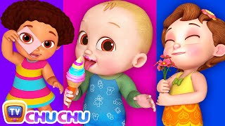 Five Senses Song - Human Sensory Organs - ChuChu TV Funzone 3D Nursery Rhymes & Kids Songs