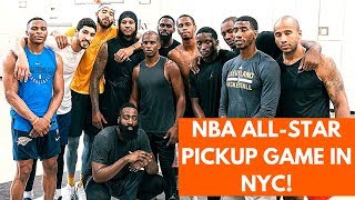 James Harden, Chris Paul and Russell Westbrook Join Melo In New York!