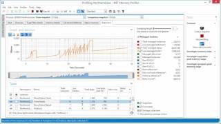 Using .NET Memory Profiler to investigate memory issues