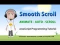 Smooth Auto Scroll Animation Tutorial JavaScript HTML CSS Programming