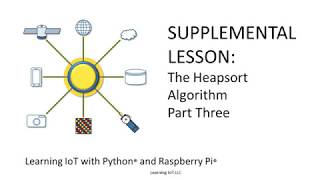 Learning IoT Heapsort Algorithm in Python