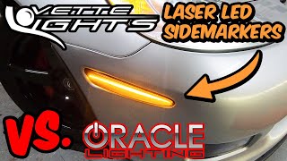 NEW Vette-Lights LED Laser vs. Oracle LED 2005-2013 C6 Corvette Side Markers - REVIEW