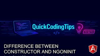 Angular Tutorial: Difference between Constructor and ngOnInit