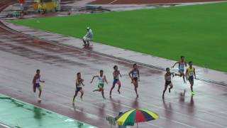 H29　関東中学校陸上競技大会　2年男子100m　予選3組