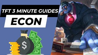 How to use gold? | Econ Guide | TFT 3 Minute Guides