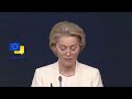 united for ukraine von der leyen s powerful address in kyiv marks three years of resilience