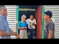 volvimos a visitar a la abuelita y le entregamos una ayuda ella se puso feliz