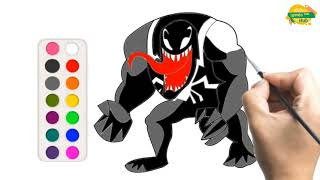 Drawing Videos- How to Draw an Eagle, Bird Heart, and Super villain Venom | Lynmbo Kids Hub