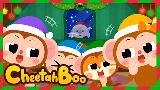 [🎉New] Five Little Monkeys and Christmas  | Christmas Song | Kids Song | #Cheetahboo