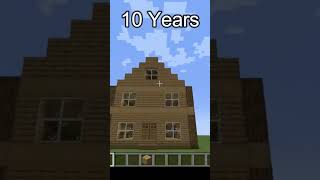 House at different ages #short #shorts #minecraft #meme #memes