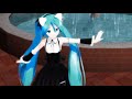 【mmd】 オサレなモデルで gravity=reality 公園のある風景