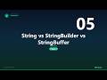 String vs StringBuilder vs StringBuffer | Easy | Java Interview Prep #5