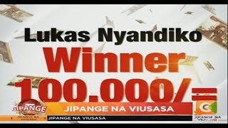 Jipange na Viusasa winner Lukas Nyandiko takes home 100,000