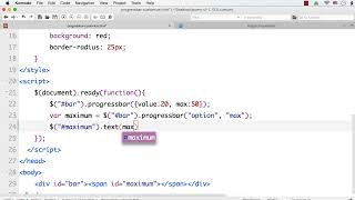 jQueryUI - Widget Progressbar 3 - Customize the Progressbar