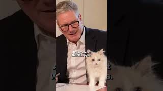 Keir Starmer on how Larry the cat gets on with Jojo and Prince