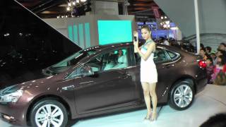 2012台北國際世貿新車大展LUXZEN汽車模特MODEL美女秀 台網TNTV,中網CTTV,華網TVTV