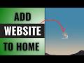 How to Add Website to Android Home Screen