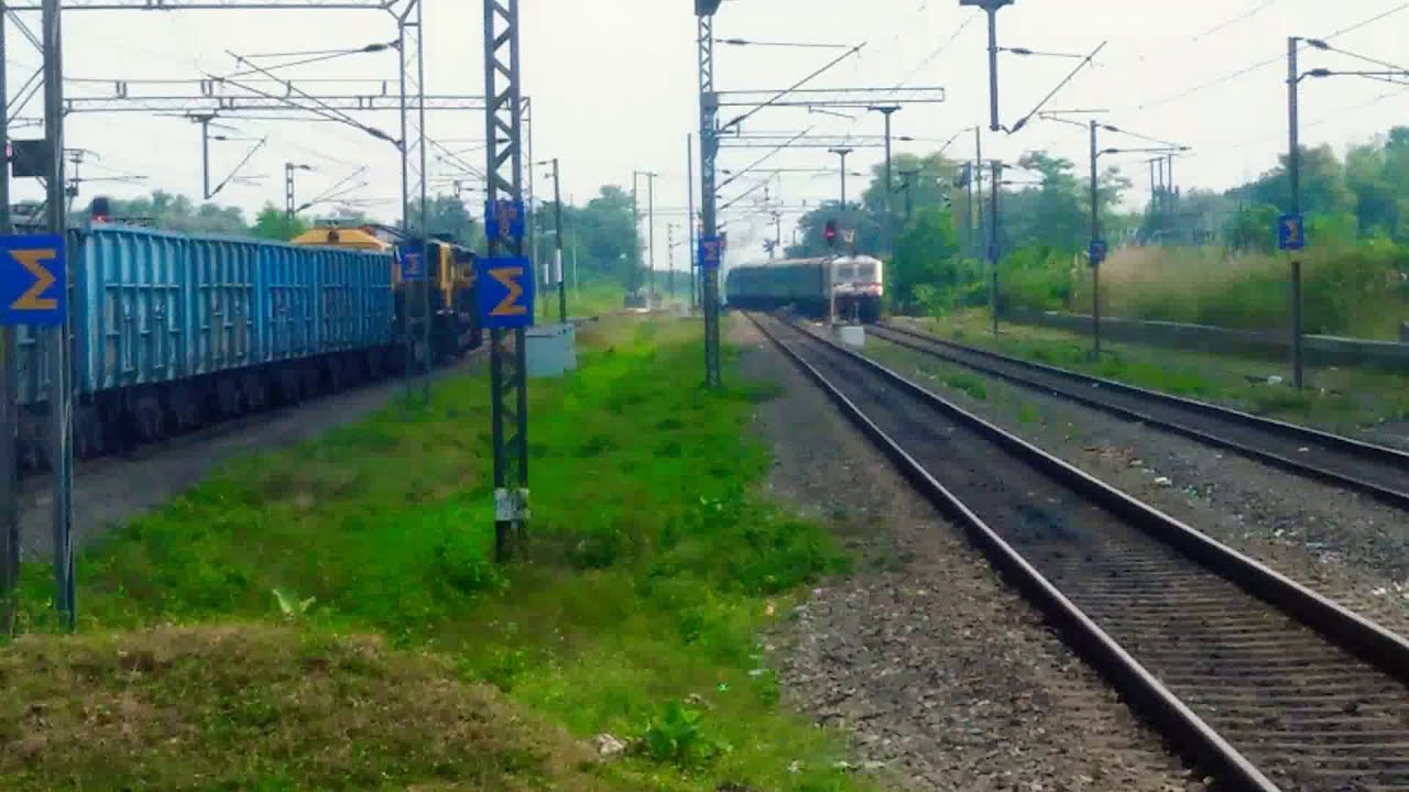 Hirakud Express At Angul - YouTube