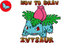 How To Draw Pokemon - Ivysaur | Drawing Animals