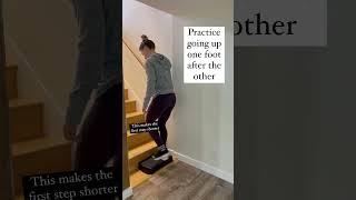 How to go up the stairs one foot after the other #osteoarthritis